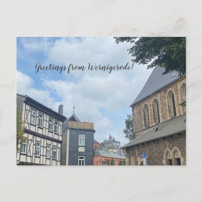 aWorld2Celebrate: Greetings from Germany! Postcard (Front)