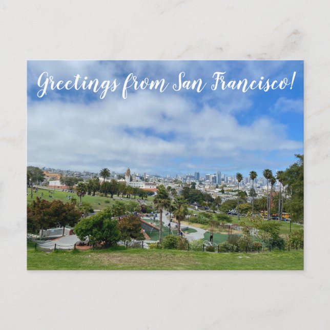 aWorld2Celebrate: Greetings from San Francisco! Postcard (Front)