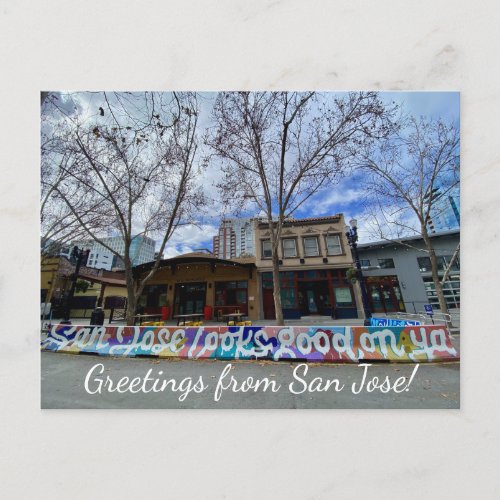 aWorld2Celebrate Greetings from San Jose Postcard