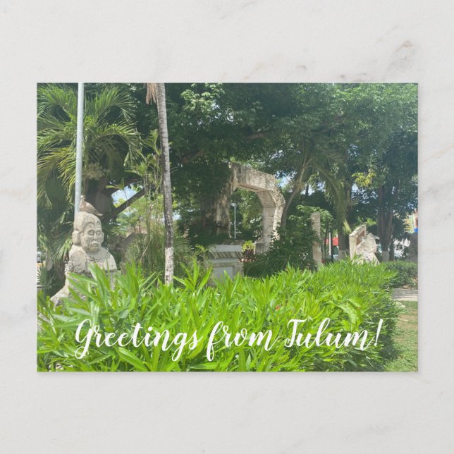 aWorld2Celebrate: Greetings from Tulum! Postcard (Front)