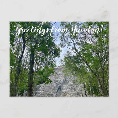 aWorld2Celebrate Greetings from Yucatn Postcard