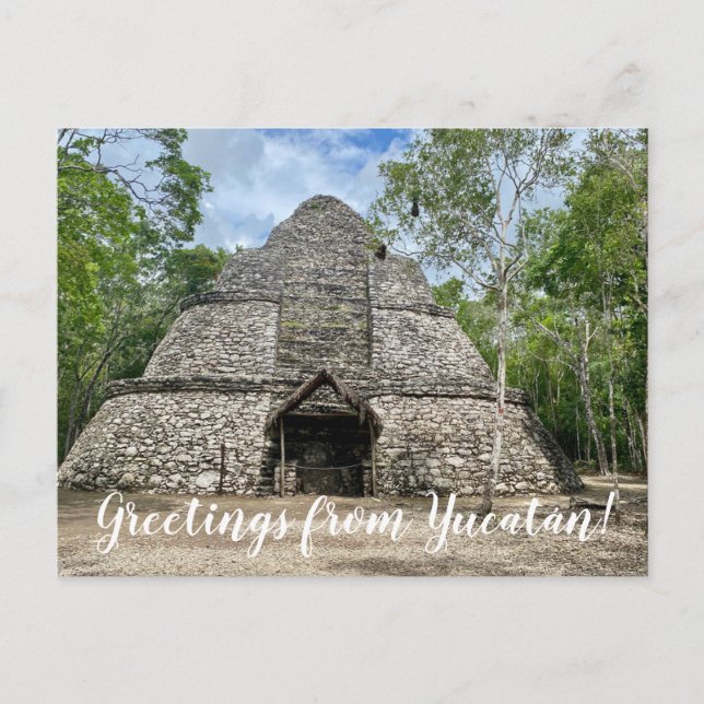 aWorld2Celebrate: Greetings from Yucatán!  Postcard (Front)