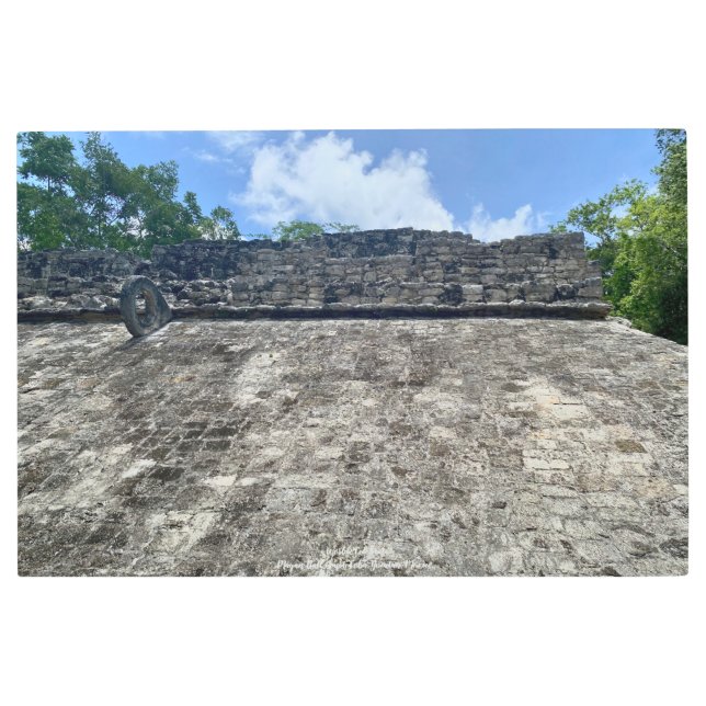aWorld2Celebrate: Mayan Ball Court Metal Print (Front)