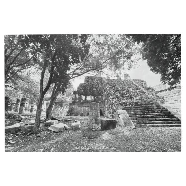 aWorld2Celebrate: Templo de las Grandes Mesas Metal Print (Front)