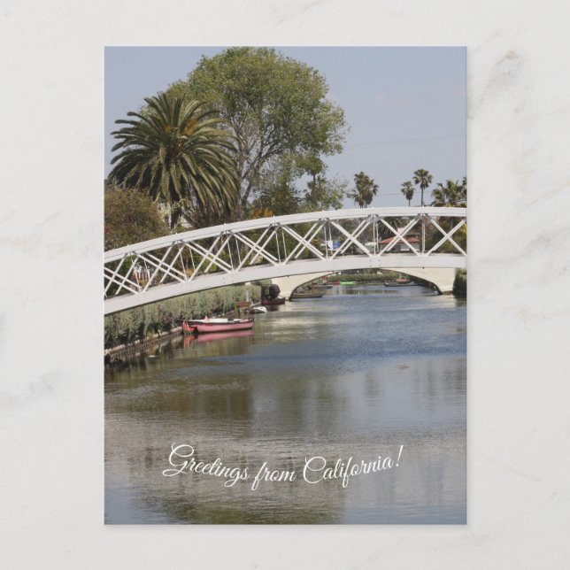 aWorld2Celebrate: Venice Canal Historic District Postcard (Front)