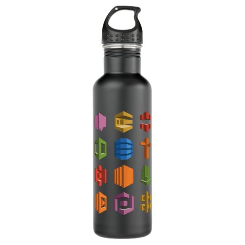 AWS Microservices Tech Stack Hackerthon Startup Stainless Steel Water Bottle