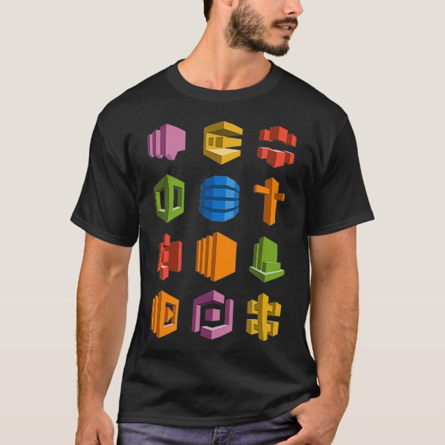 AWS Microservices Tech Stack Hackerthon Startup  T-Shirt (Front)