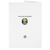 Awsome Blue Iris Card (Back)