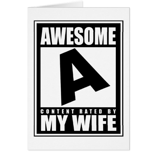 Awsome Husband Cards (Front)