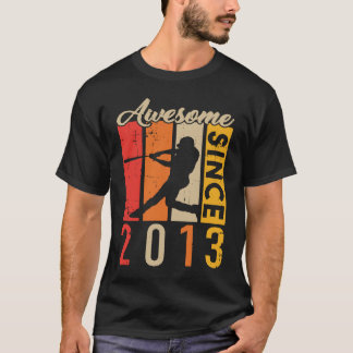 Awsome Since 2013 Baseball Player T-Shirt