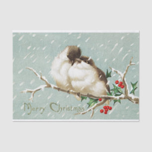 Awwww!! Christmas Lovebirds! Tissue Paper