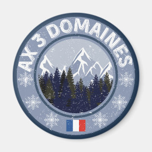 Ax 3 Domaines Station de ski Magnet