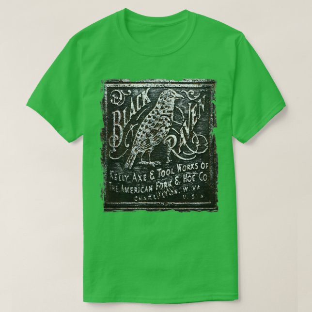 Ax Black Raven Ax T-Shirt (Design Front)