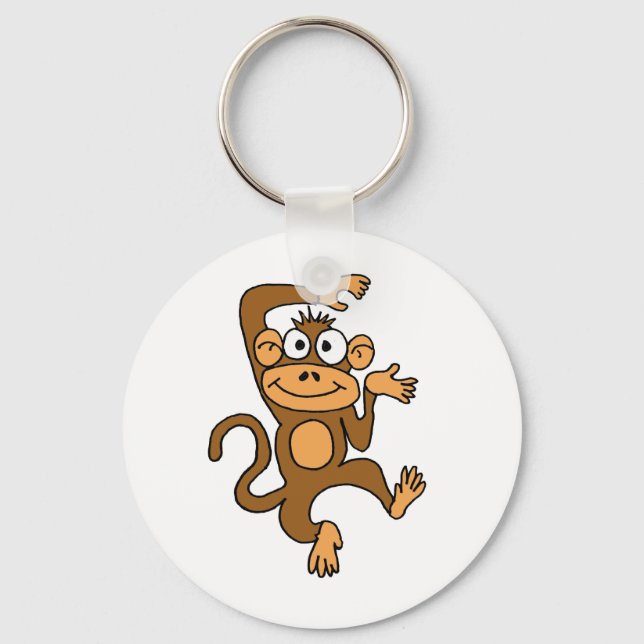 AX- Happy Dancing Monkey Keychain (Front)
