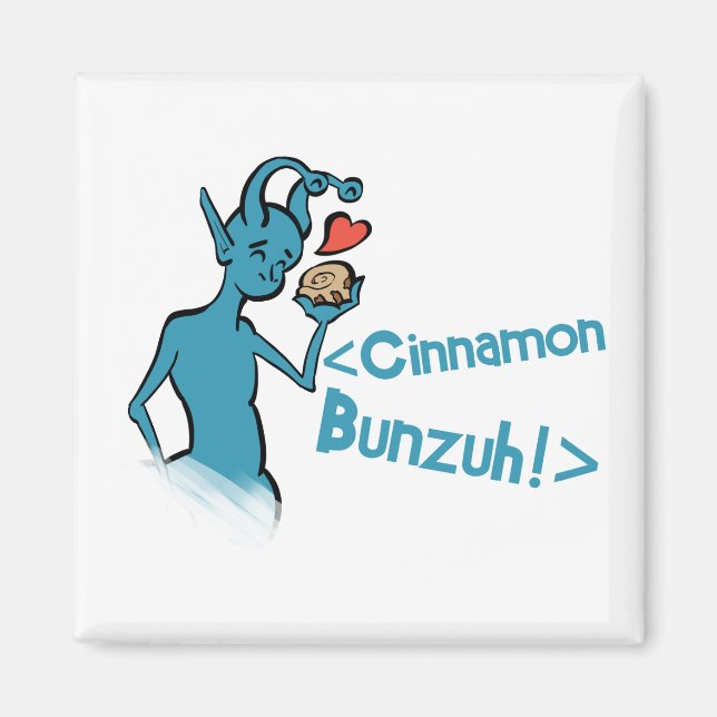 Ax Hearts Buns Square or Circular Magnet (Front)