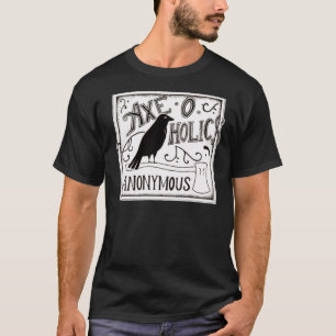 Ax-O-Holics Anonymous Black Raven  Classic T-Shir T-Shirt