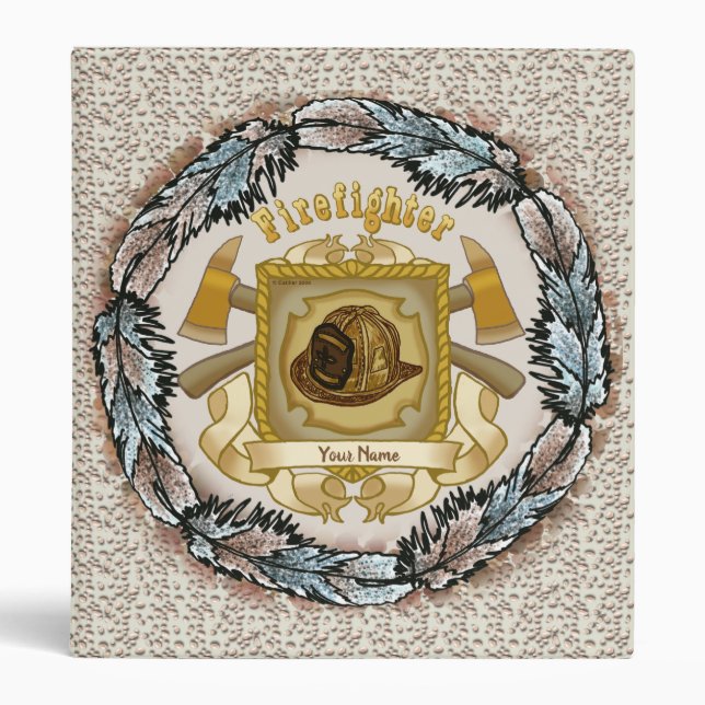  Ax Shield Firefighter binder  (Front)