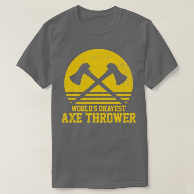 Ax Thrower Ax Throwing 2 T-Shirt (Design Front)