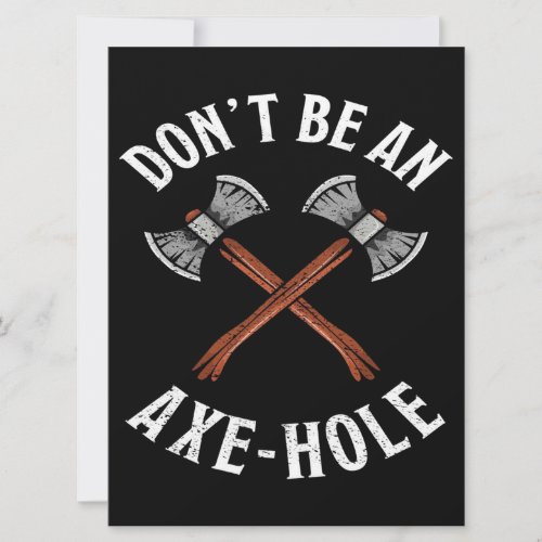 Ax throwing Gift Axehole