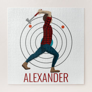 Ax Throwing Jigsaw Puzzle