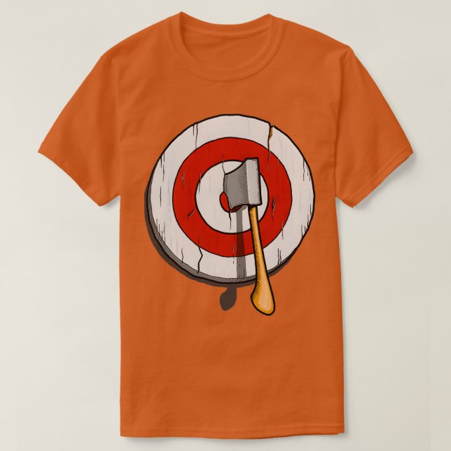 Ax Throwing Target 5 T-Shirt (Design Front)