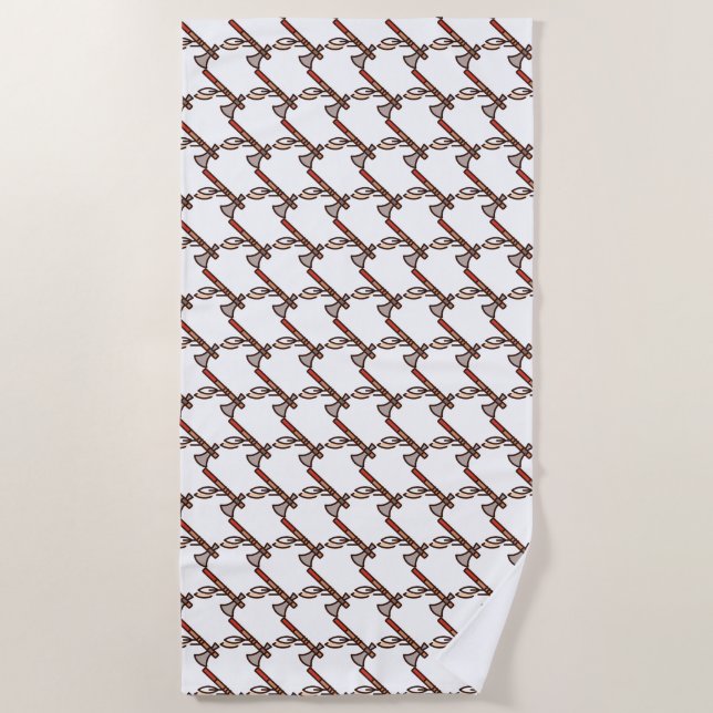 axe beach towel (Front)