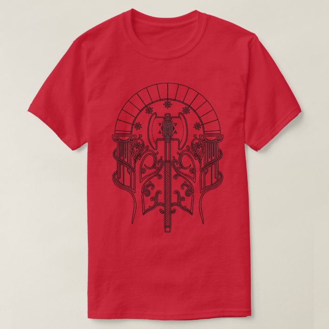 Axe of Moria Light Background T-Shirt (Design Front)
