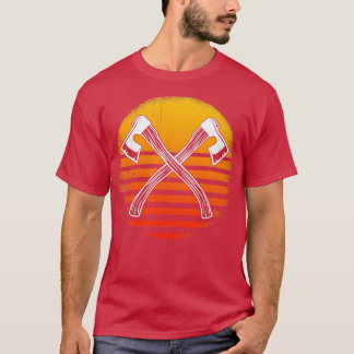Axe Throwing Axes and Tomahawks T-Shirt
