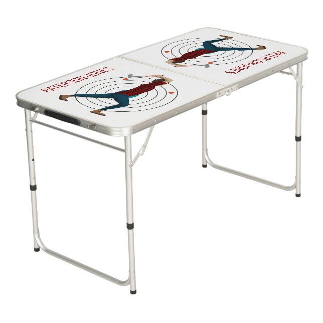 Axe Throwing Beer Pong Table (Angled)