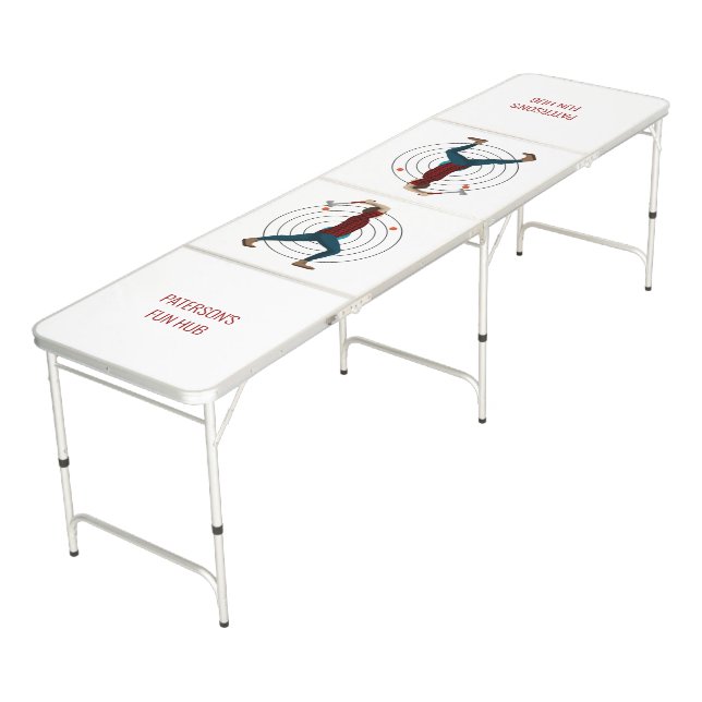 Axe Throwing Beer Pong Table (Angled)