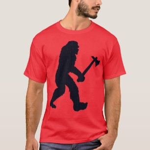 Axe Throwing Big Foot T-Shirt
