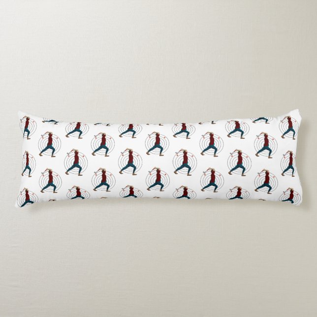 Axe Throwing Body Pillow (Front)