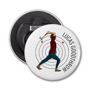 Axe Throwing Bottle Opener