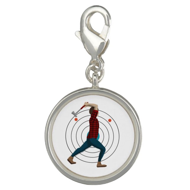 Axe Throwing Charm (Front)