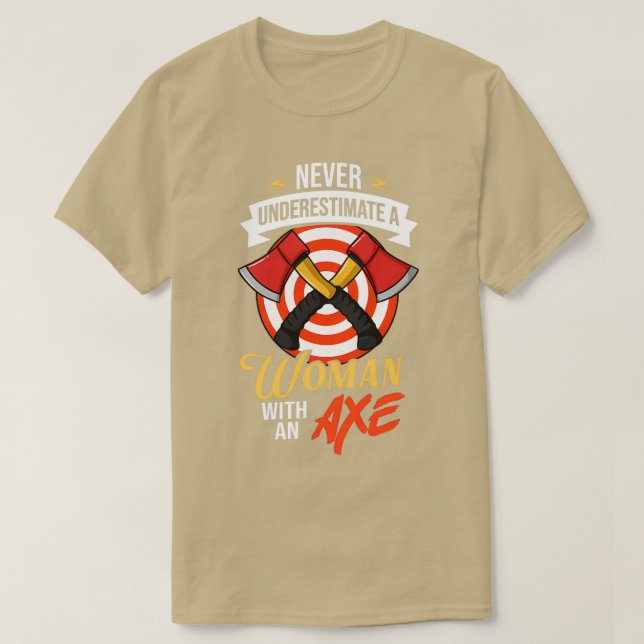 Axe Throwing Competition Throw Game Thrower 1 T-Shirt (Design Front)