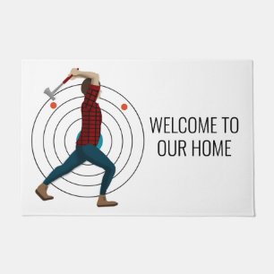 Axe Throwing Doormat
