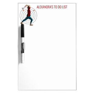Axe Throwing Dry Erase Board