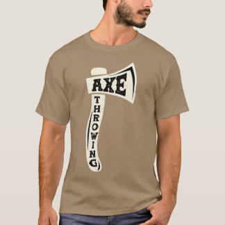 Axe Throwing Funny Axepert Retro Hatchet Tossing G T-Shirt