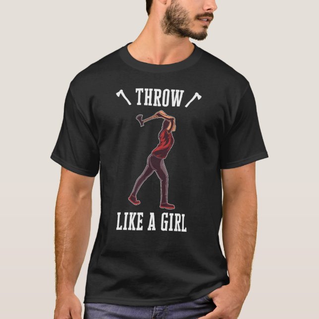 Axe Throwing Hatchet 1 T-Shirt (Front)
