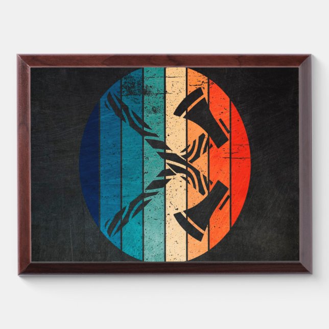 Axe Throwing Hatchet Award Plaque (Horizontal)