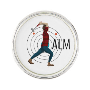 Axe Throwing Lapel Pin