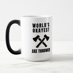 Axe throwing legend (2) color morph mug