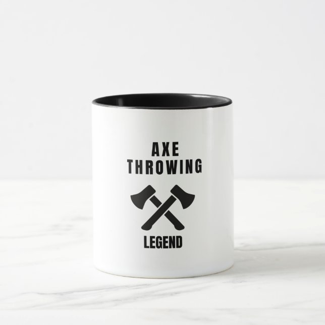 Axe throwing legend mug (Center)