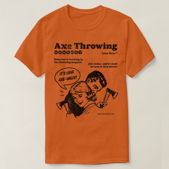 Axe Throwing Monthly Issue 5 T-Shirt (Design Front)