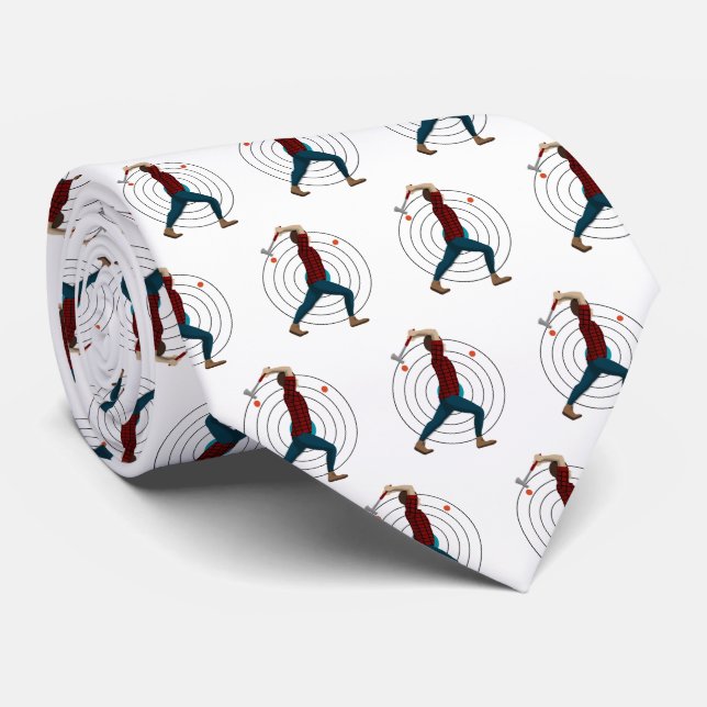 Axe Throwing Neck Tie (Rolled)