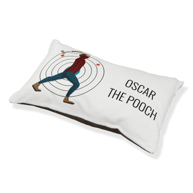 Axe Throwing Pet Bed (Angled)