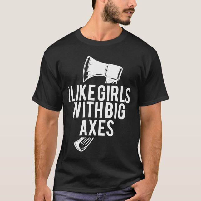 Axe Throwing Sharpener Hatchet Throwing Game T-Shirt (Front)