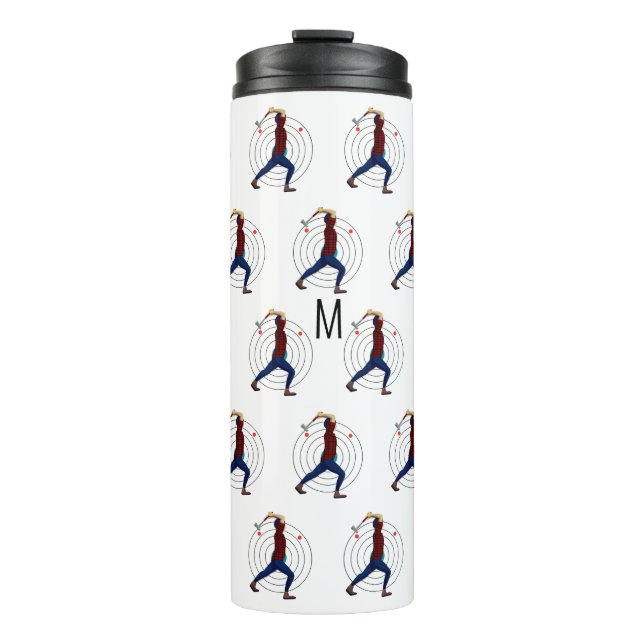 Axe Throwing Thermal Tumbler (Front)