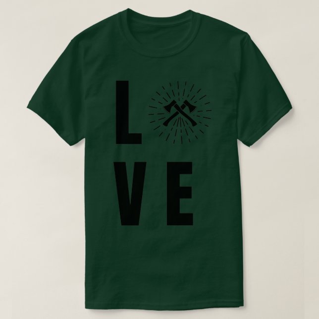 Axe throwing throwing Tomahawk double ax gift 22 T-Shirt (Design Front)