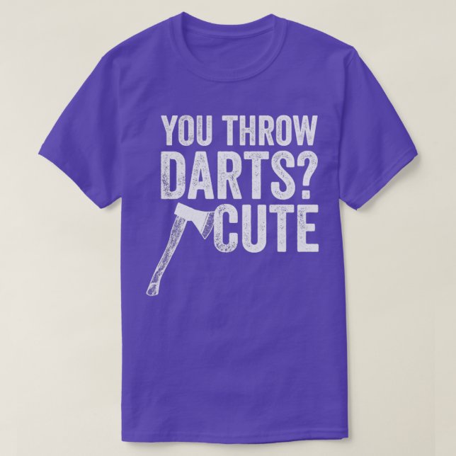 Axe throwing throwing Tomahawk double ax gift 25 T-Shirt (Design Front)